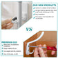 Tinkeep Mop Holder Wall Mounted Broom Holder Broom & Mop Grippers Self Adhesive No Drilling Super Anti-Slip Broom And Dustpan Ha