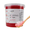 Mayde Popping Boba Pearls for Drinks, Desserts, & Breakfast Bowls (Strawberry Flavor, 7 Pounds)