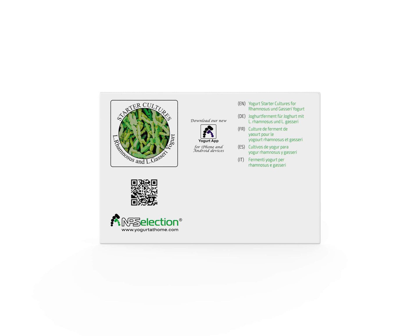 Natural Probiotic Selection Yogurt Starter Cultures - Pack of 3 Freeze-Dried Sachets for Lactobacillus Rhamnosus and L.Gasseri Y