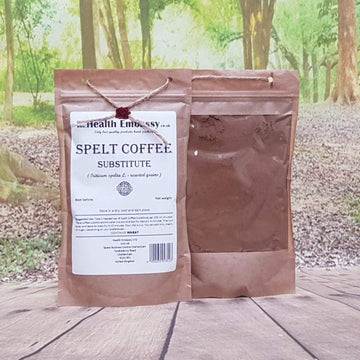 Spelt Coffee (Triticumspelta - Roasted Grains) - Health Embassy - 100% Natural (100G)