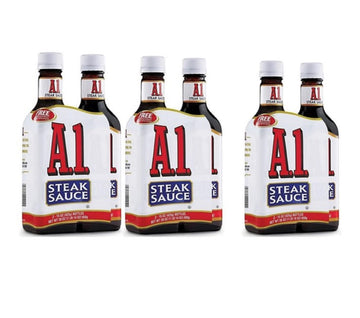 A-1 Steak Sauce, Original, 2 packs of 15 oz glass bottles (Pack of 3)