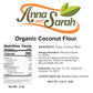 Anna And Sarah 2 Lbs Organic Coconut Flour, Kosher, Gluten Free, Halal, Non Gmo, Vegan, Keto Friendly, In Resealable Bag 32 Oz