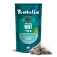 Teatulia Organic Mint Tea Bags, Herbal Caffeine-Free Blend, 50 Pyramid Sachets, Sustainably Grown Spearmint + Peppermint