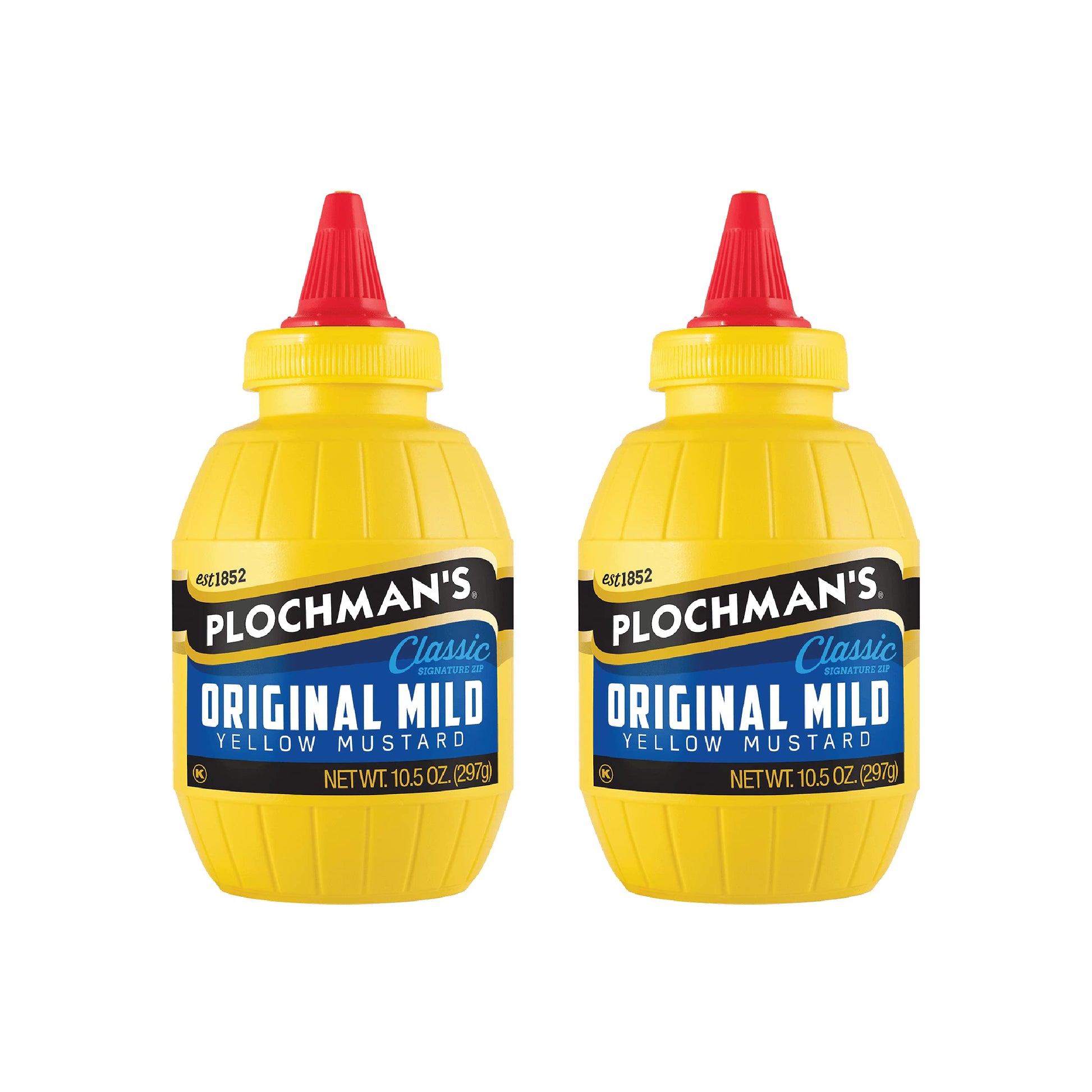 Plochman'S Original Mild Classic Yellow Mustard, 10.5 Ounce (Pack Of 2)