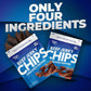 Wicked Cutz ed Pepper Beef Jerky Chips  28g Protein per Bag  Crispy & Crunchy Beef Jerky Crisps  USA Made Pepper Flavored Chips  High Protein Carnivore Snacks (4 Bags)