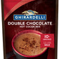 Ghirardelli Double Chocolate Hot Cocoa, 10.5 Ounce (Pack of 6), Rich Brown, Model 61699