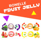 Bonelle Italian Fruit Jelly Candy (1 Pound Bag - Approx. 60 Count)