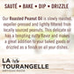 La Tourangelle Roasted Peanut Oil, Unrefined, Slow Roasted, 169 Fl Oz, Orange
