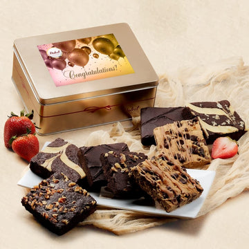 Congratulations Food Gift Baskets For Friends, Family, Co-workers, Boss, Neighbor, Corporates Clients, Parents, & Grandparents B
