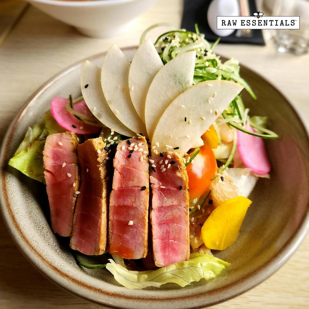 Raw Essentials Ahi Tuna Rub - Sweet, Spicy, And Tangy Flavor For Ahi Tuna Steak, Grilled Seafood, Marinades And Rice Dishes - 10