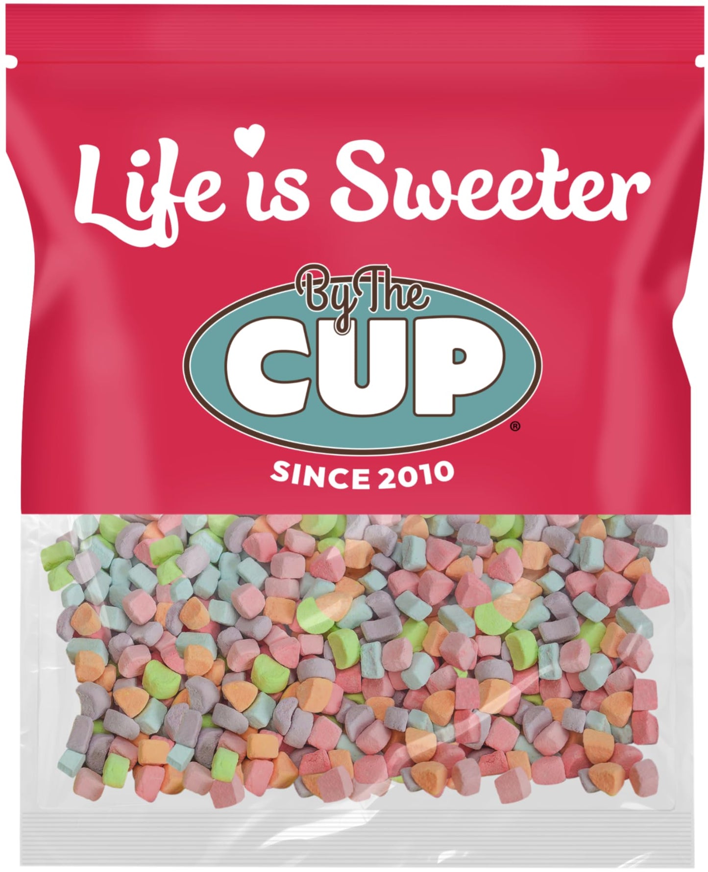 By The Cup Assorted Dehydrated Cereal Marshmallow Bits, 2 oz Bag