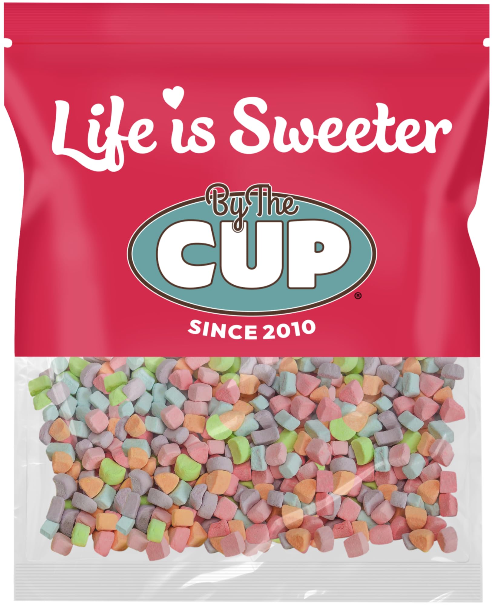 By The Cup Assorted Dehydrated Cereal Marshmallow Bits, 2 oz Bag