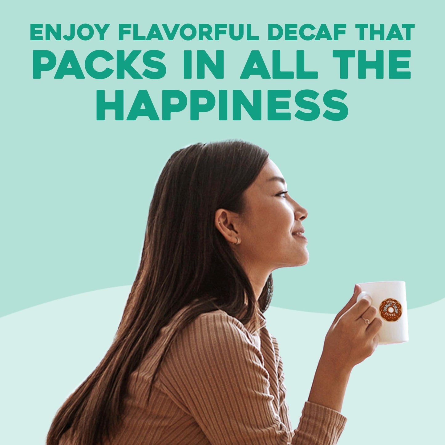 The Original Donut Shop Decaf K-Cup Pods, Medium Roast Coffee, 96 Count, Model DIE7401