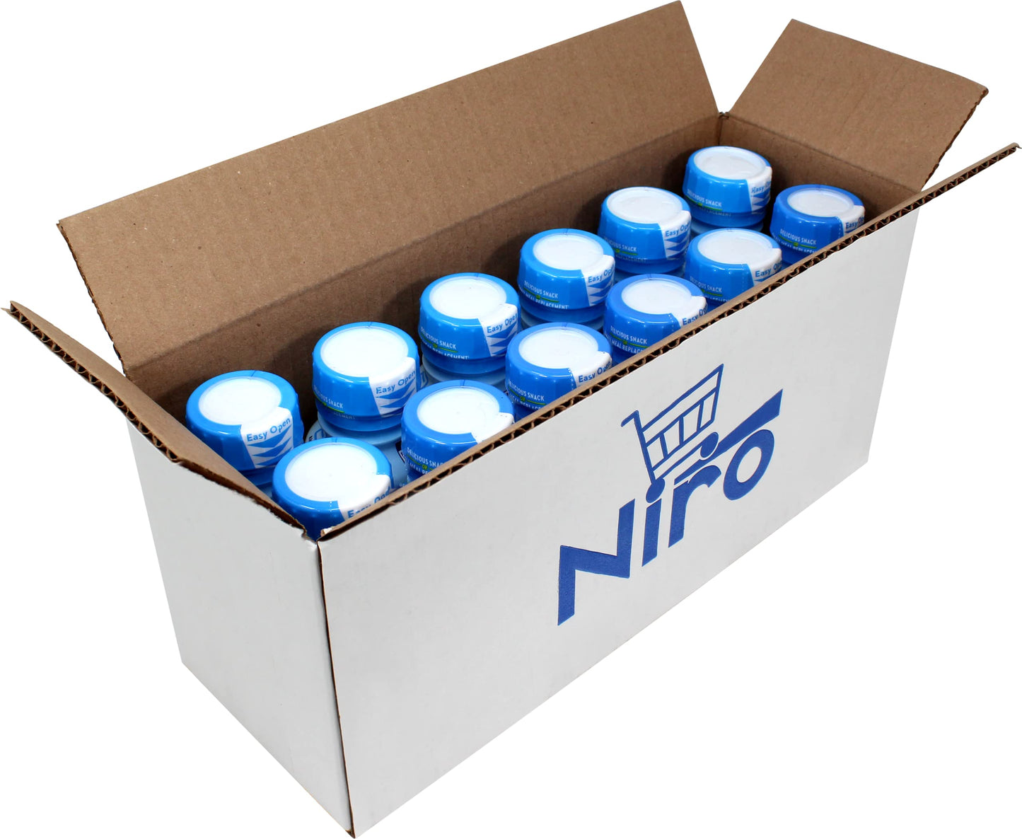 Niro Glucerna Original Shake, Rich Chocolate, Vanilla & Strawberry, 8 Fl Oz, 18 Pack