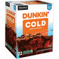 Dunkin Donuts Brew K-Cup  Pod Over Ice  Keurig Single Serve K-Cup Pods  22 Count - Smooth - K-Cup  Pod - Roasted  Arabica - Kosher - 22 / Pack