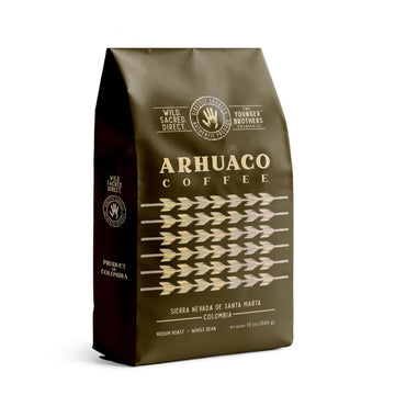 The Younger Brothers Wild Colombian Coffee, Indigenous 'Wild Organic' Whole Bean Arhuaco Coffee From Sierra Nevada De Santa Mart