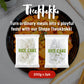 UNHA'S ASIAN SNACK BOX Korean Rice Cake Tteokbokki - Vegan, Gluten Free, 200g (2 Pack), Fun Shaped, Chewy & Sticky Treats