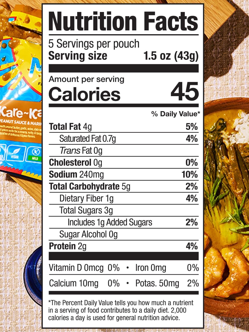 Fila Manila Peanut Simmer Sauce & Marinade - Vegan, Gluten Free, 8 oz