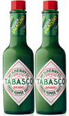TABASCO Milder Green Pepper Sauce, 5 Ounce (Pack of 2)
