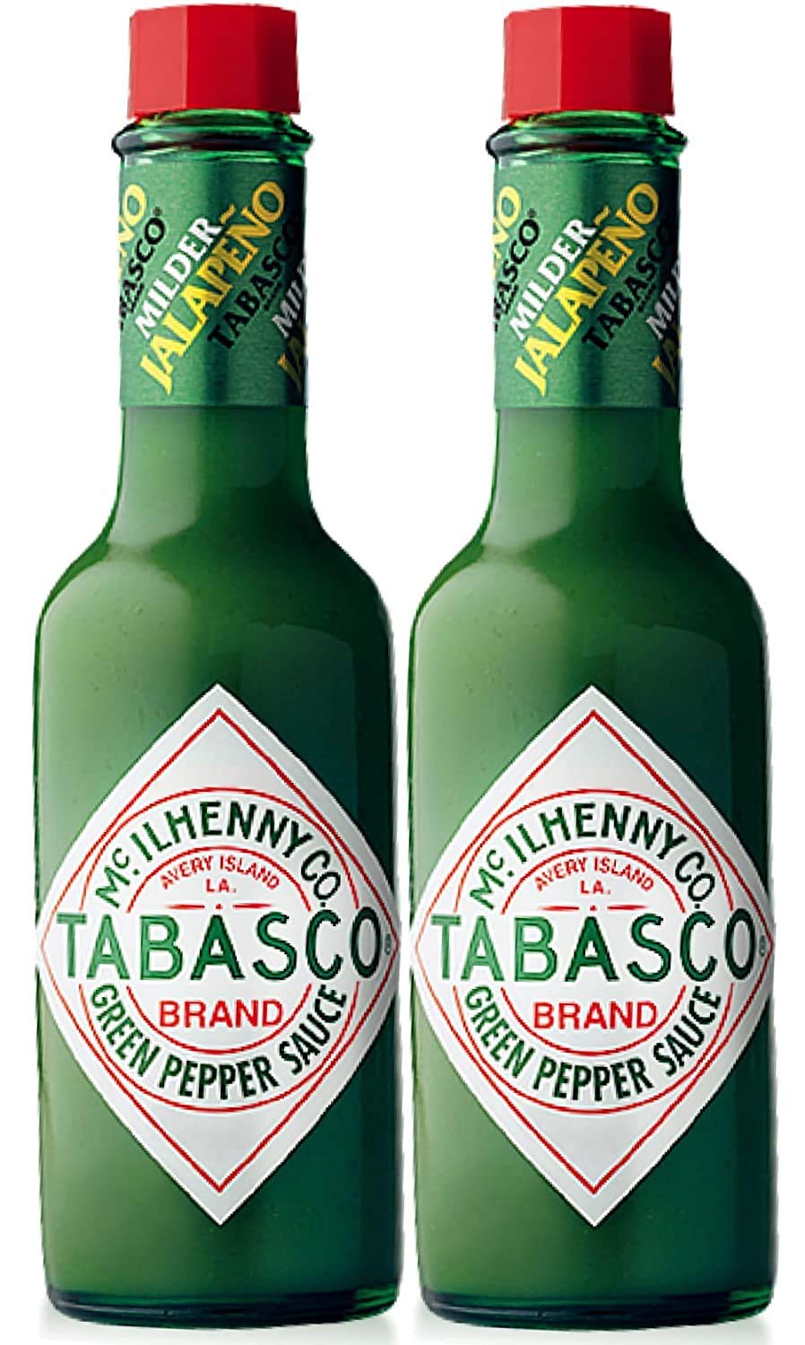 TABASCO Milder Green Pepper Sauce, 5 Ounce (Pack of 2)