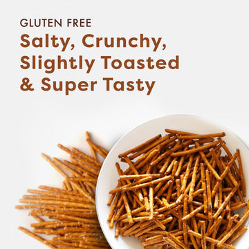Glutino Gluten Free Pretzel Sticks, Delicious Everyday Snack, Lightly Salted, 14.1 Oz