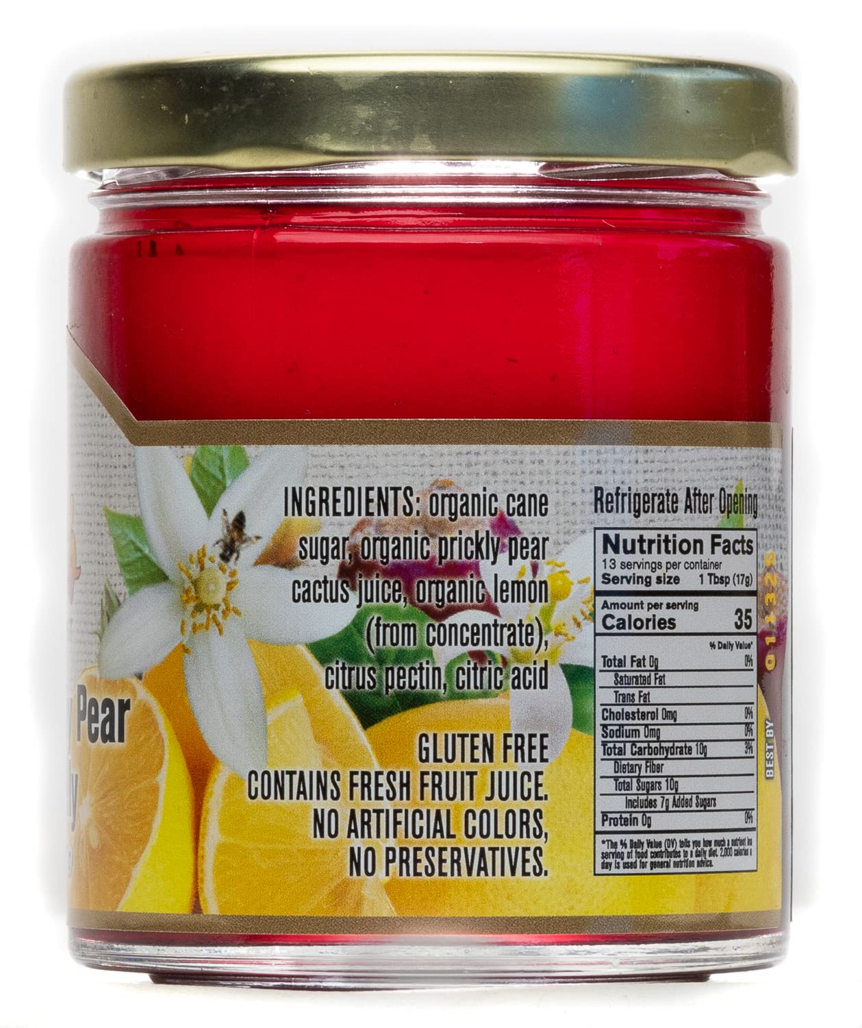 CHERIS DESERT HARVEST Organic Prickly Pear Cactus Jelly, 8 Ounce