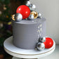 Rsstarxi Mini Balloon Cake Topper Picks, Foam & Pearl, 30 PCS, Red Gold Silver, Model XM237
