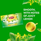 Lipton Lemon Green Tea Bags, Flavored, Unsweetened, 120 Total Tea Bags (20ct - Pack of 6)
