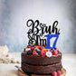 Rssta i Cake Topper for 17th Birthday, Blue, Model XM1222-17 Blue, Fun Celebration Decoration