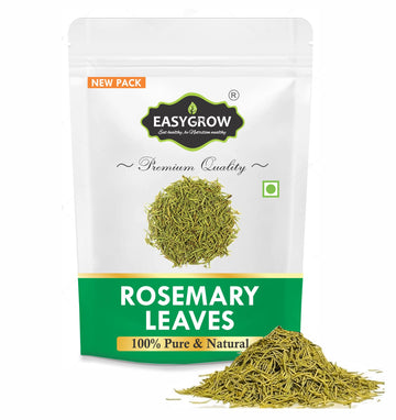 Easygrow Rosemary Dried Leaves (100% Natural) - 100 gm, Dried Rosemary Leaves For Hair Growth