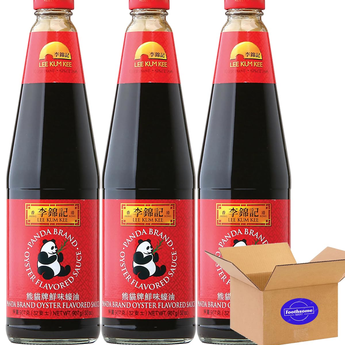 lkk Panda Oyster Sauce (3pack, 32oz)