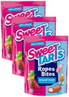 SweeTARTS Rope Bites Candy, Mixed Fruit, 8 Ounce Resealable Bag (Pack of 3)