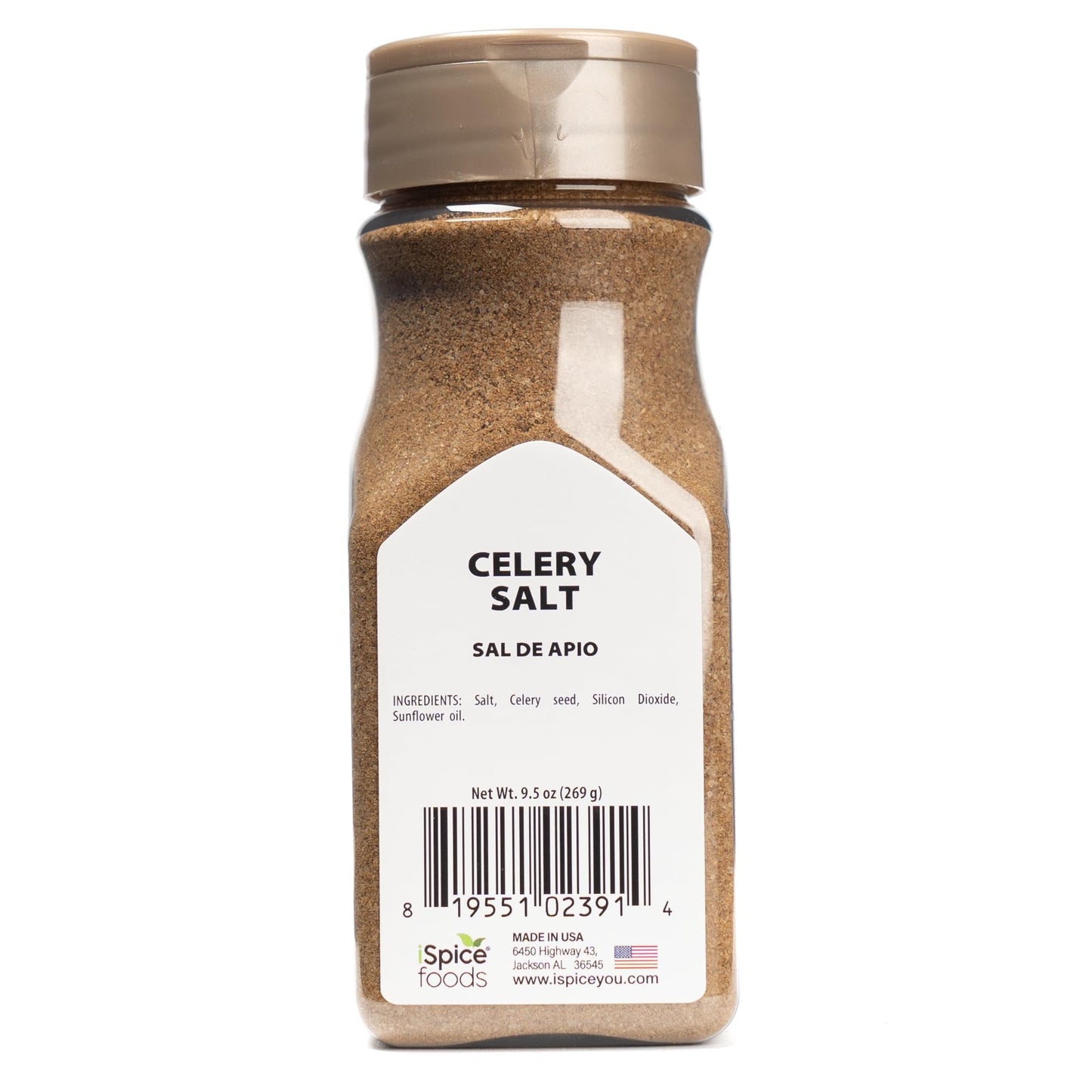 Ispice -Savory Celery Salt 9.5 Oz (269G)