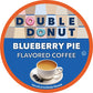 Double Donut Blueberry Coffee in Single Serve Pods, Flavored Coffee For the Keurig K Cups Brewer, 80 Cups