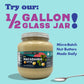 Wilderness Poets, Raw Macadamia Nut Butter - 3 Pack (8 Ounce Jars) - Vegan, No Salt - Glass Jars