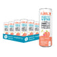 Bubblr Antioxidant Sparkling Water, Peach Raspberry, 12 Fl Oz, 12 Count, 0g Sugar, Gluten Free, All Natural Flavors