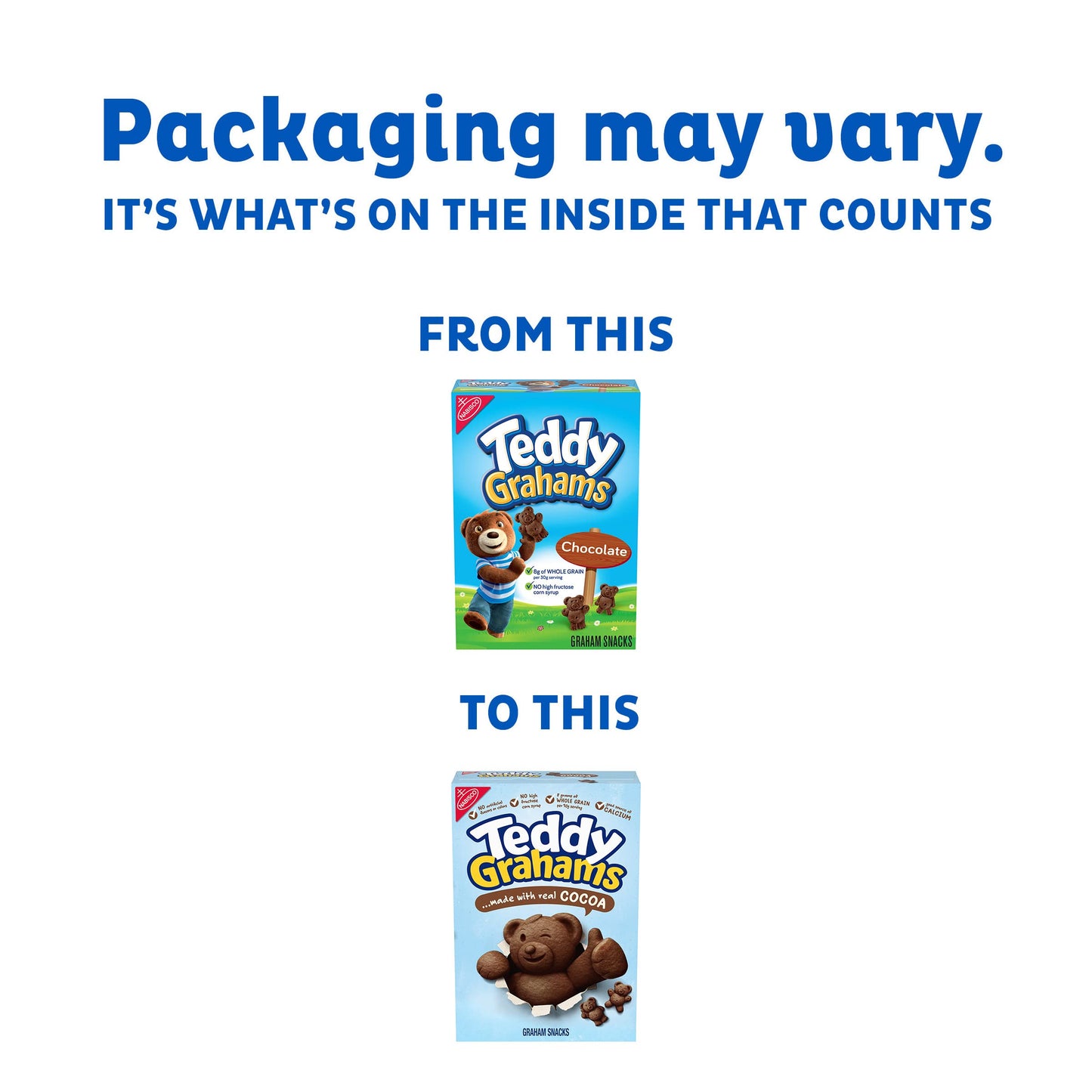 Teddy Grahams Chocolate Graham Snacks, 10 oz