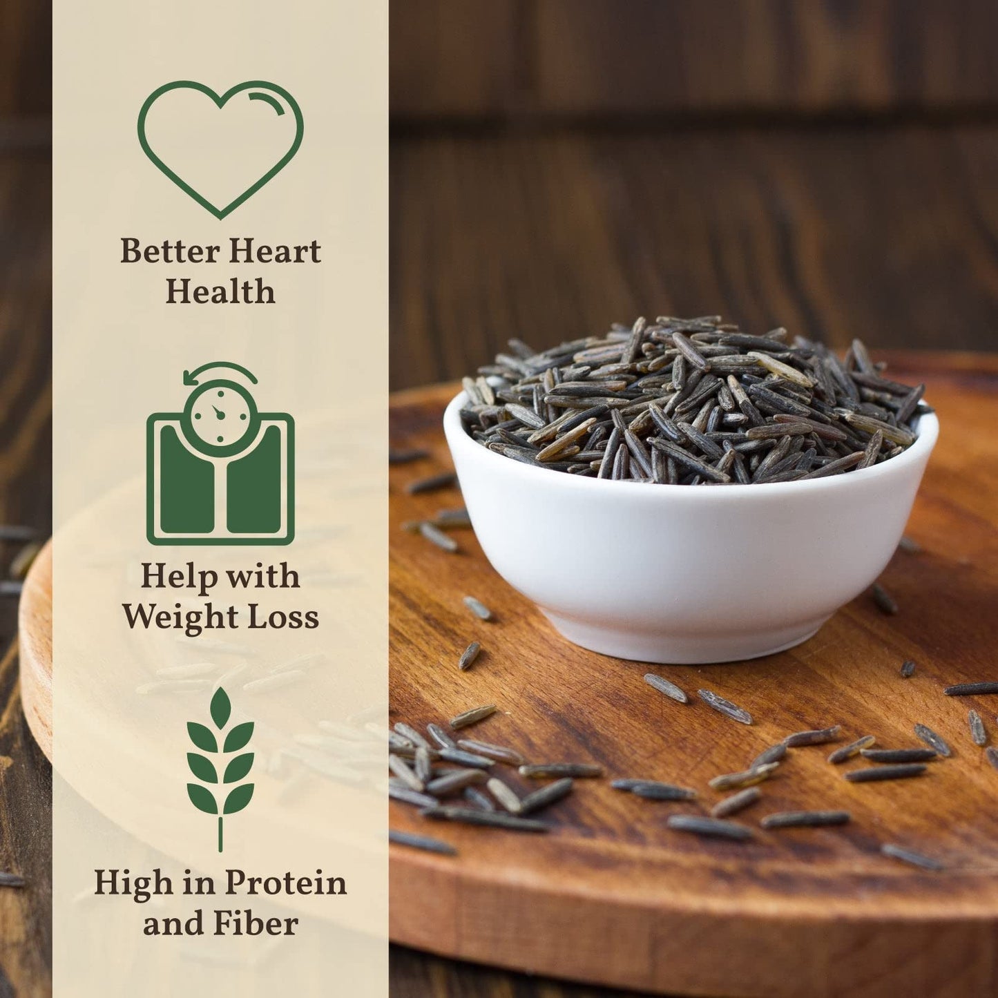100% All Natural Non-Gmo Minnesota Wild Rice 15Oz