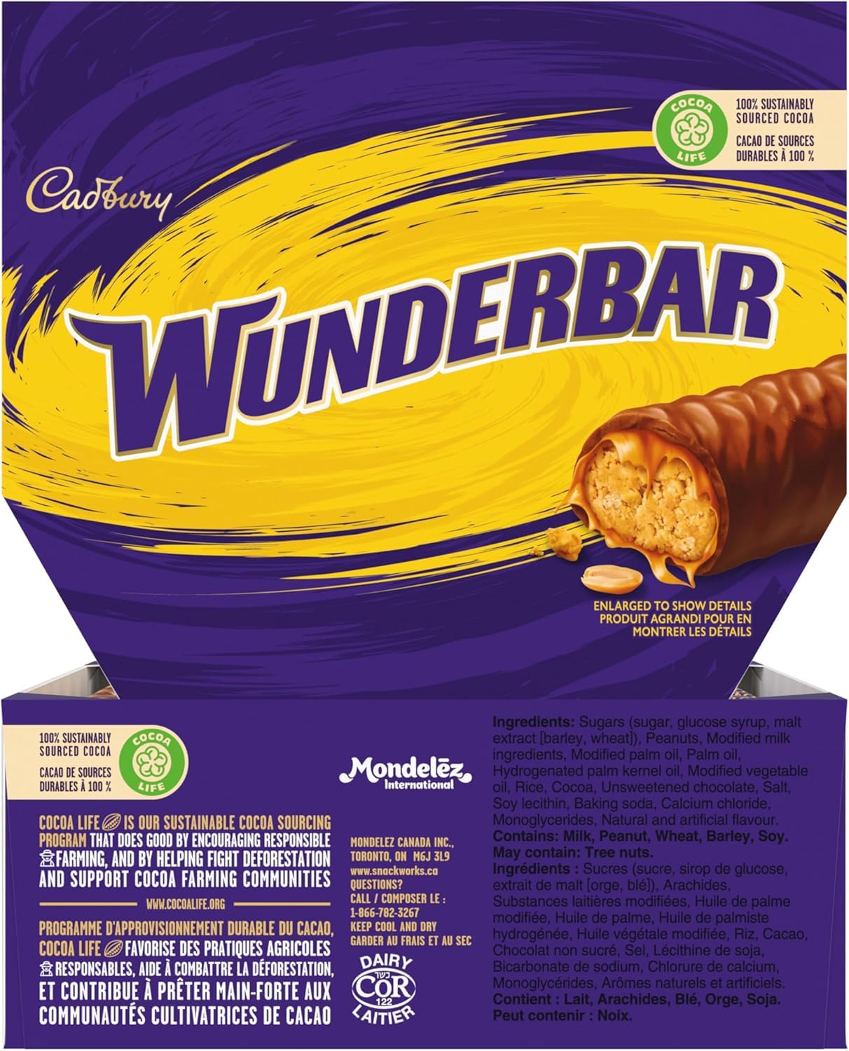 Wunderbar Chocolate Bars  Full Size Candy Bars Bars 24x49g  1.18kg/41.6 oz