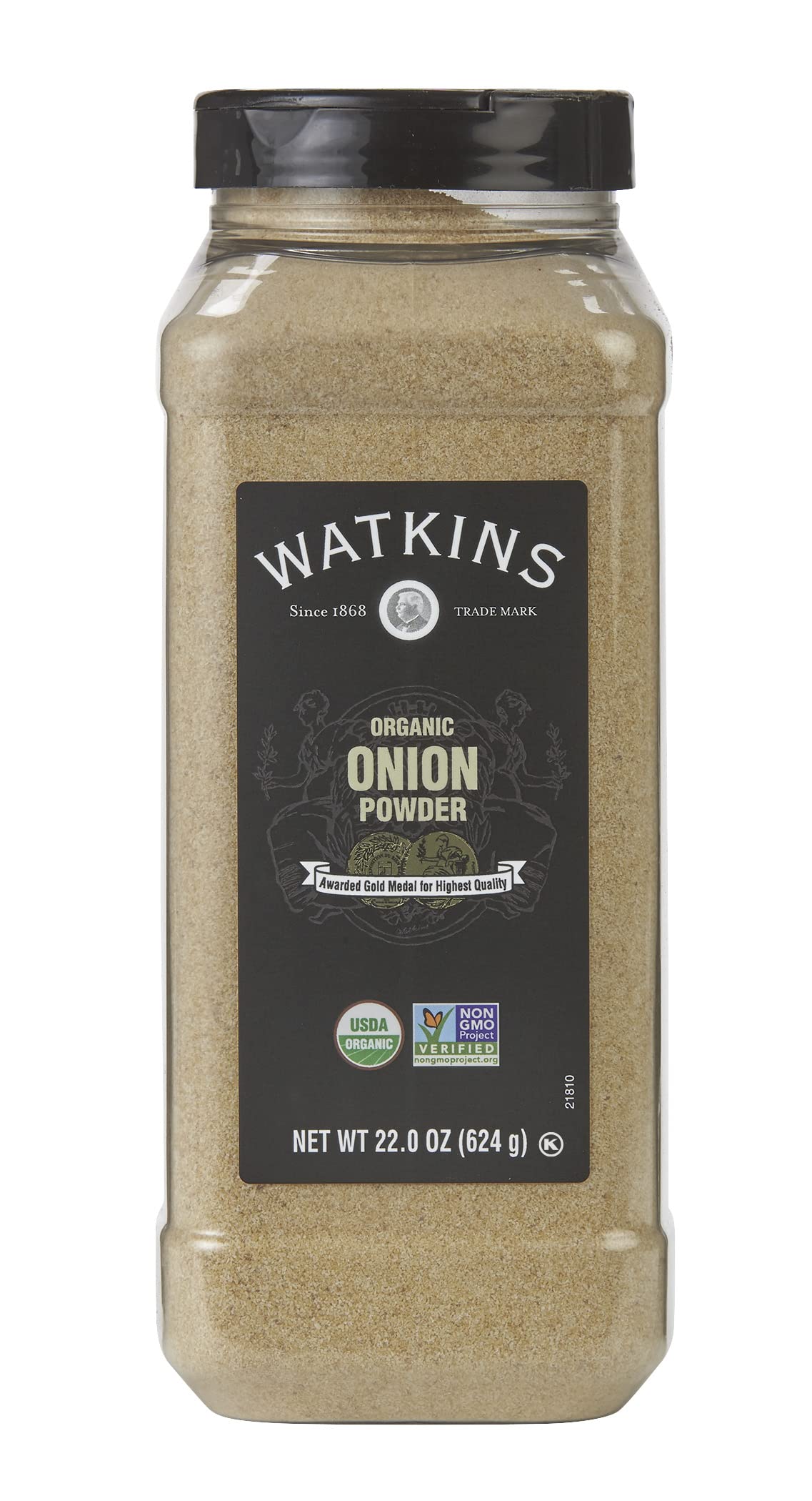 Watkins Gourmet Spice, Organic Onion Powder, Bulk Food Service Size, 22 oz (Pack of 1)