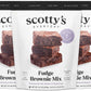 Scotty's Everyday - Keto Fudge Brownie Mix - 1g Net carbs, 0g Added Sugar, Gluten-Free, High Fiber - No Nut Flours - 9.05oz, Pac
