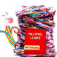 Pull-Apart Strawberry Blast Licorice Candy - 50-Piece Easter Pastel Bulk Pack, Perfect for Basket Stuffing, Spring Treats, Snack