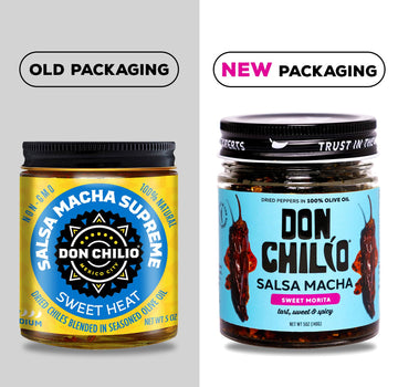 Don Chilio Sweet Heat Macha Chile (5Oz.) - Keto-Friendly Mouthwatering Sweet Heat Flavor Salsa Sauce in Oil - 100% Naturally-mad