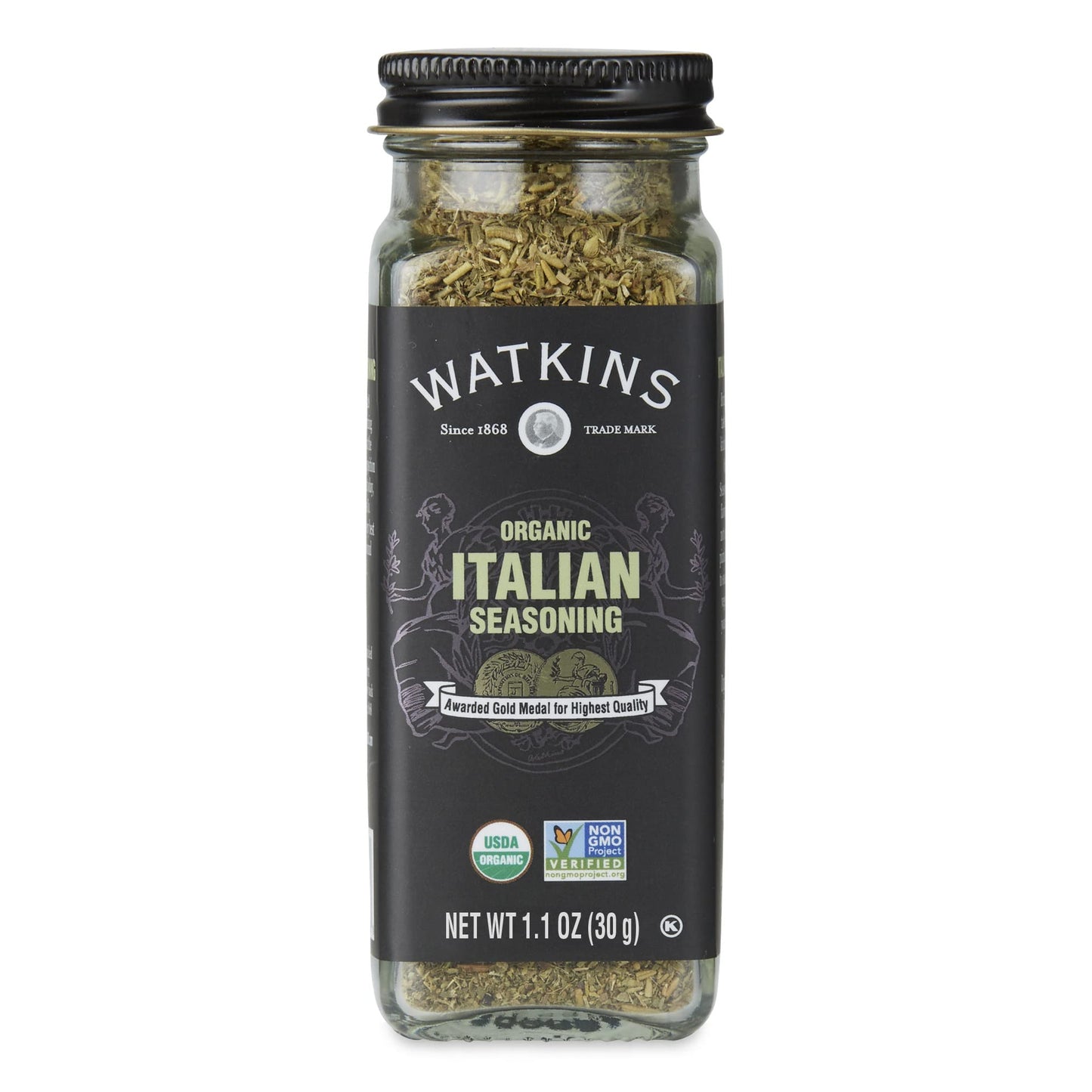 Watkins Gourmet Organic Spice Jar, Italian Seasoning, 1.1 Oz, Pack of 1