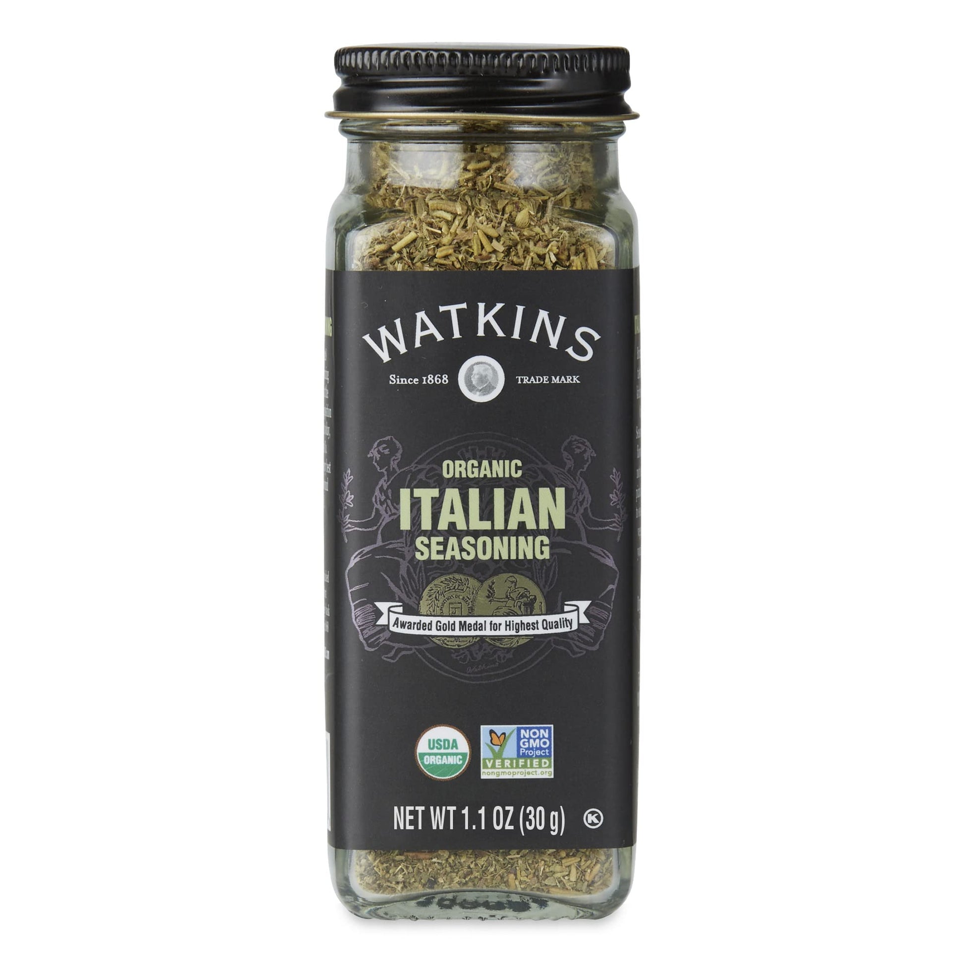 Watkins Gourmet Organic Spice Jar, Italian Seasoning, 1.1 Oz, Pack of 1