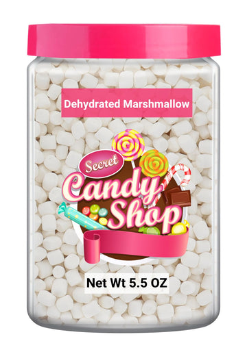 Candy Shop Premium Mini Dehydrated Marshmallows Bits (5.5Oz, Vanilla)