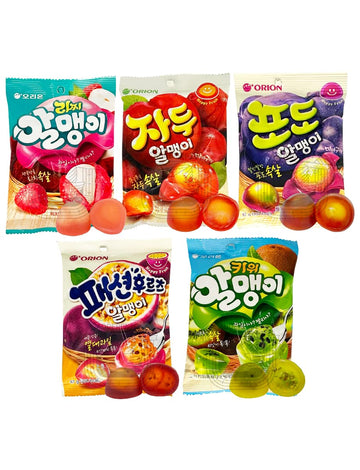 [5 PACK]Fruit Peelable Candy - 4D peelable Gummies, 11.8 oz Rich 5 Fruits Flavored Jelly Fruit Peelable Candy - Soft Texture 4D 