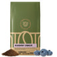 Blueberry Cobbler Flavored Ground Coffee, 1 LB (16 oz) bag, Medium Roast, 100% Arabica enhanced Quality Flavor