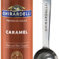Ghirardelli Caramel Sauce, 16 Ounce Squeeze Bottle with Ghirardelli Stamped Barista Spoon
