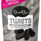 Darrell Lea Twists Australian Licorice, Traditional Black Flavor, 10 Ounce Bag (1-Pack) | Non-Gmo, No Palm Oil, Plant Based, Low